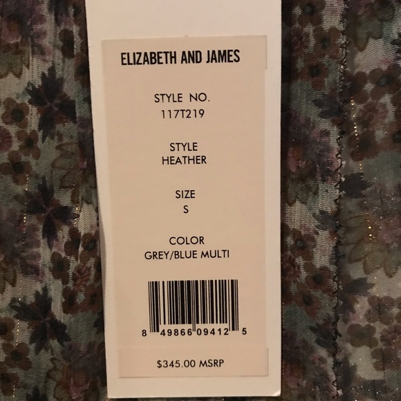 Elizabeth & James sleeveless flowy top, small, NWT - Picture 3 of 8